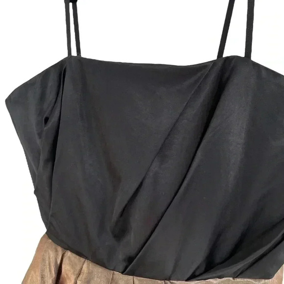 Cynthia Steffe NWT Black Gold Mini Dress - Picture 5 of 9